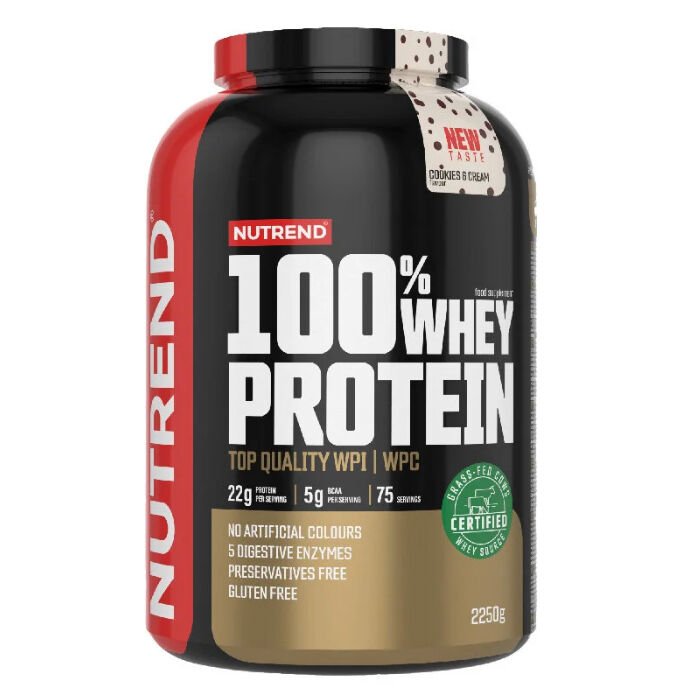 Nutrend %100 Whey Protein 2250 Gr KURABİYE AROMALI