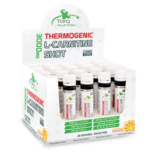 THERMOGENIC L-CARNITINE SHOT 3000 MG 20 Adet PORTAKAL AROMALI