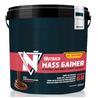 Nutrich Nutrition Mass Gainer 6000 Gr SÜTLÜ ÇİKOLATA AROMALI