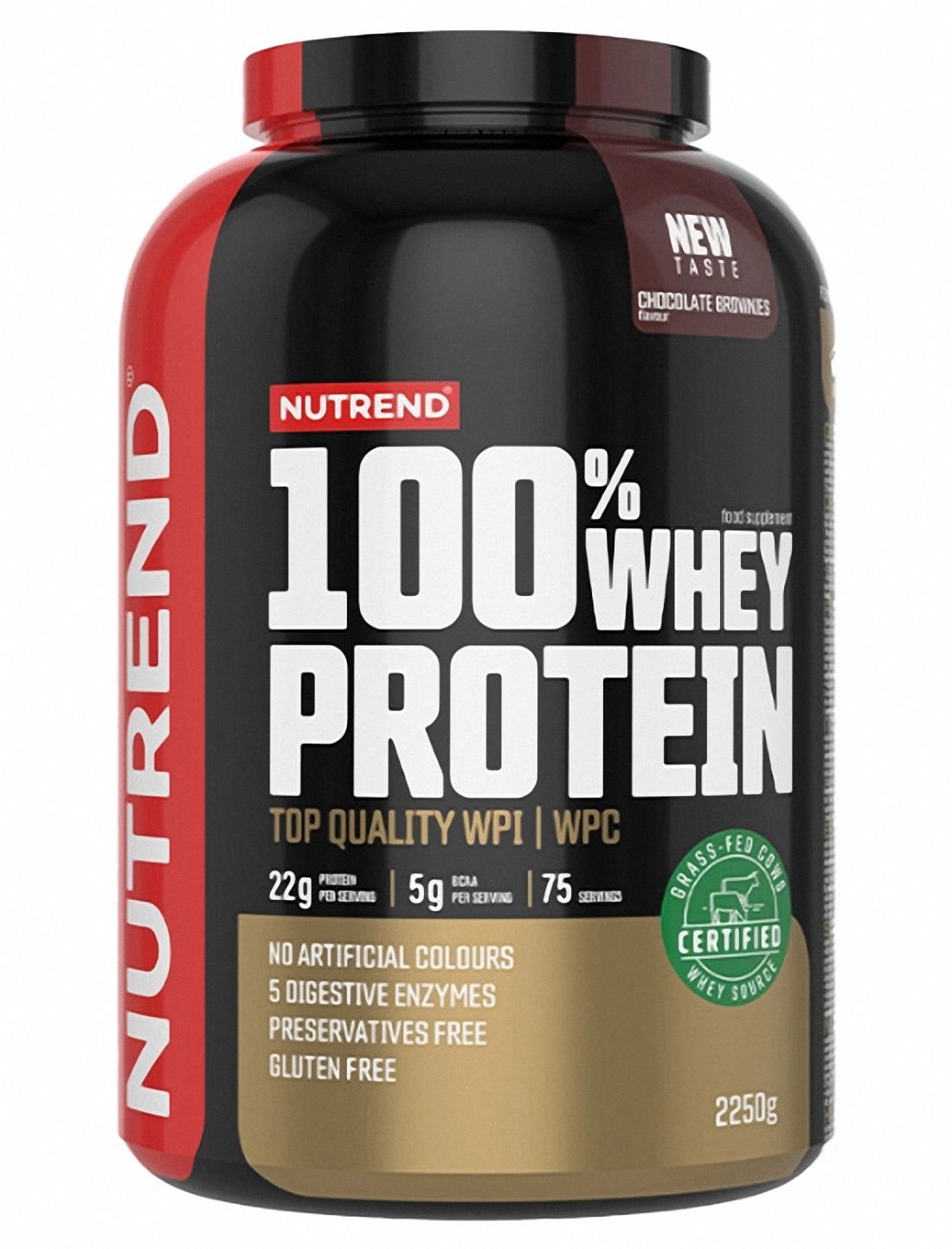 Nutrend %100 Whey Protein 2250 Gr ÇİKOLATA Aromalı