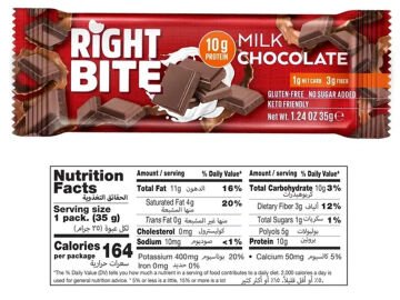 RIGHT BITE VEGAN PROTEIN BAR SÜTLÜ ÇİKOLATA AROMALI X 16 ADET