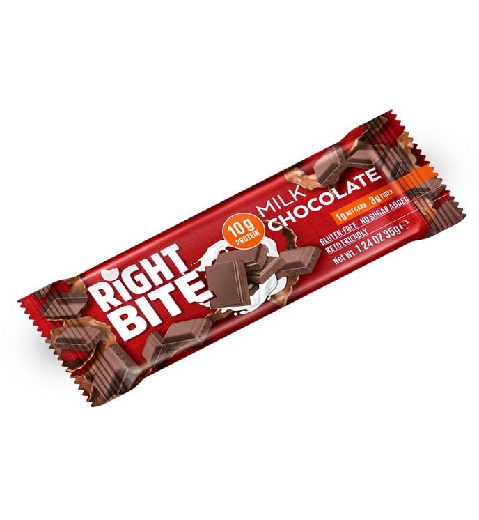 RIGHT BITE VEGAN PROTEIN BAR SÜTLÜ ÇİKOLATA AROMALI