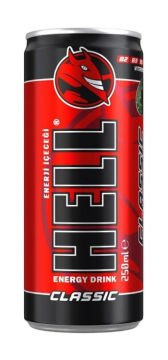 Hell Energy Drink 250 ml KLASİK AROMALI 24 lü paket