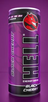 Hell Energy Drink SİYAH KİRAZ AROMALI 24 lü paket