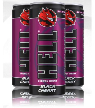 Hell Energy Drink SİYAH KİRAZ AROMALI 24 lü paket