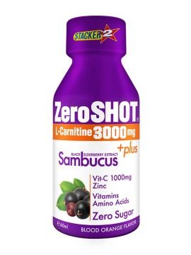 Zero Shot 60 mL 3000 Mg L-Carnitine + Plus Sambucus 12 Adet