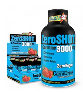 Zero Shot 60 mL 3000Mg L-Carnitine 12 Adet ÇİLEK AROMALI