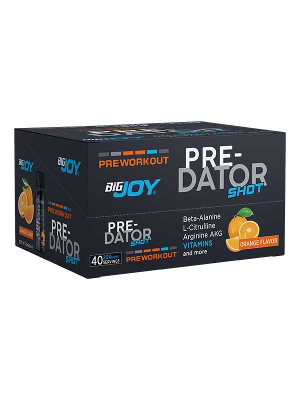 Big Joy Predator Shot 60 mL x 20 Ampul PORTAKAL AROMALI