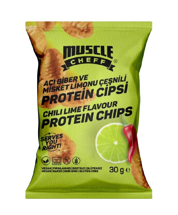 Acı Biber ve Misket Limonu Çeşnili Proteinli Cips (30g)
