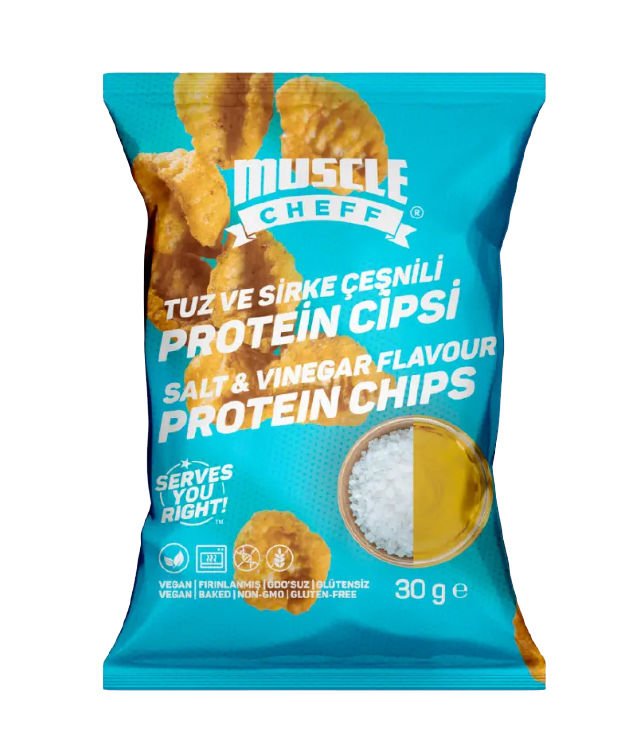 Tuz ve Sirke Aromalı Proteinli Cips (30g)