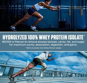DYMATIZE ISO 100 Hydrolyzed Whey Protein Isolate 932 gr - ÇİKOLATA Aromalı