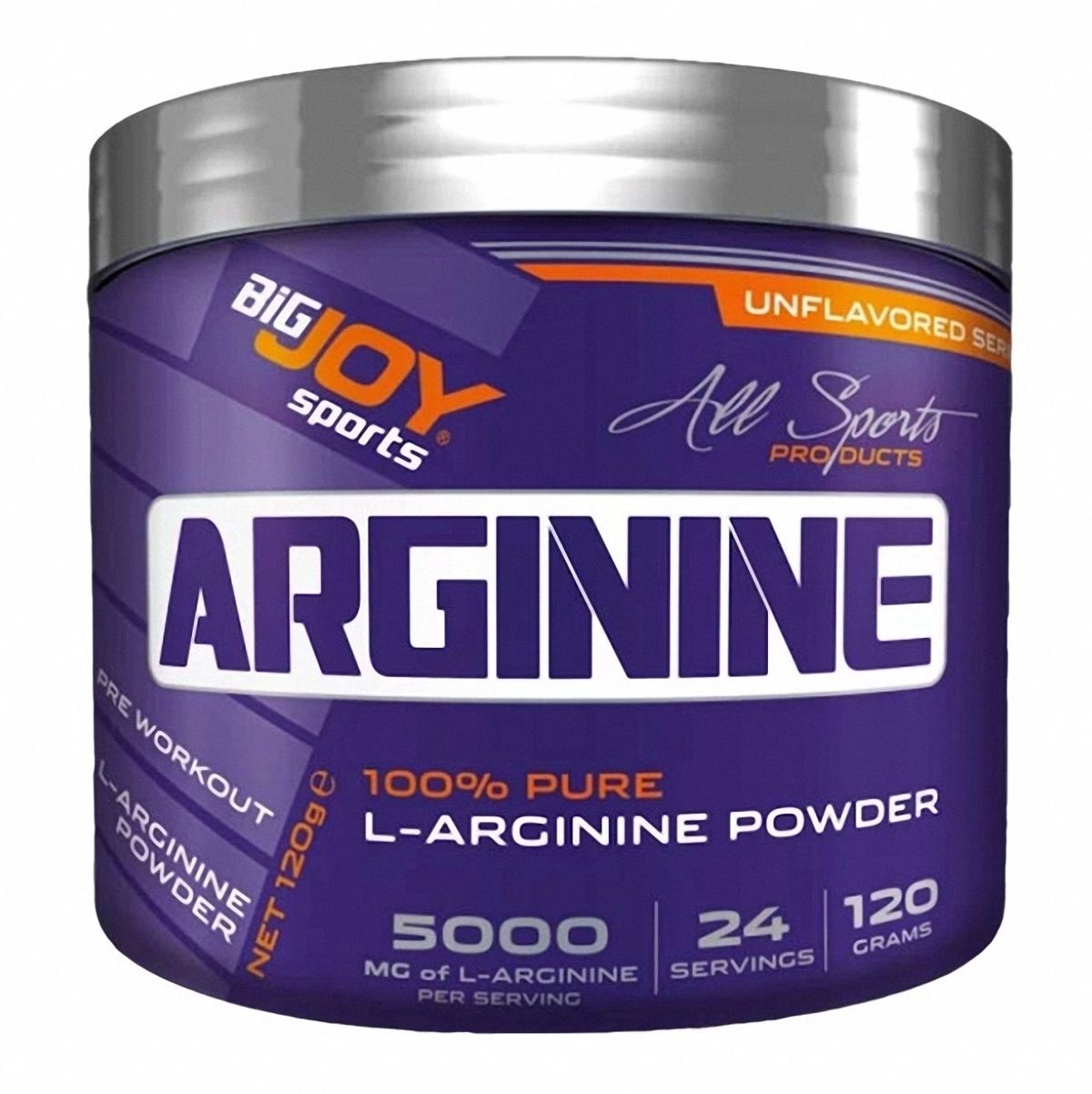 Big Joy 100 % Pure L-Arginine Powder 120 Gr