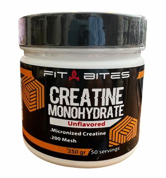 Fit Bites Creatine Monohydrate Unflavored 250 gr 50 Servis