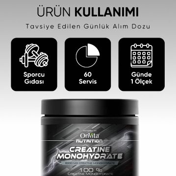 Onvita Nutrition Creatine Monohydrate 5000 Mg 300 gr