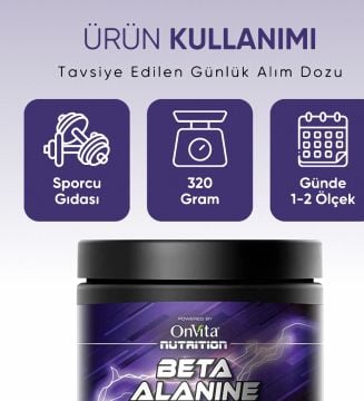 Onvita Nutrition Beta Alanine Aminoasit 3200 Mg