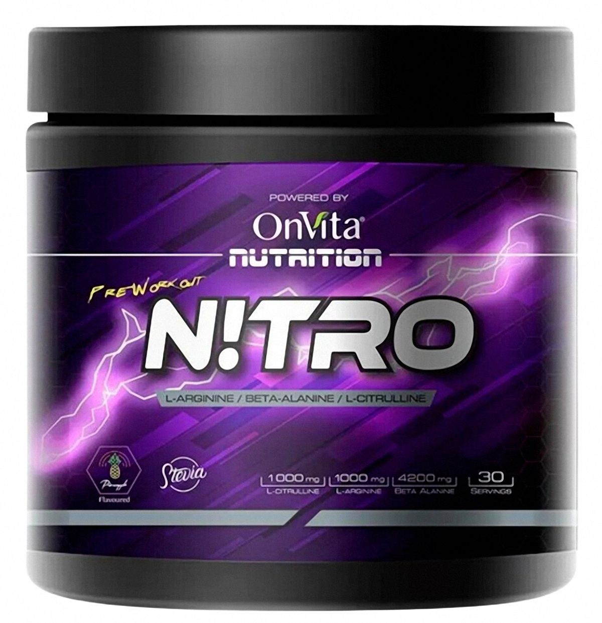 Onvita Nutrition Pre Workout Nitro L-arginine, Beta-alanine, L-citrulline Ananas Aromalı