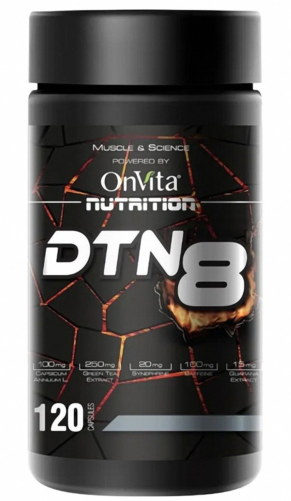 Onvita Nutrition Dtn 8 Yeşil Çay, Guarana ve Kore Ginsengiekstreleri Ile Kırmızı Biber, Sinefrin ve Kafein