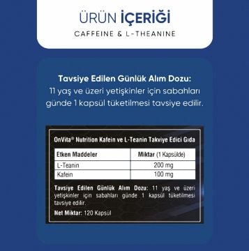 Onvita Nutrition Caffeine & L-Theanine Aminoasit
