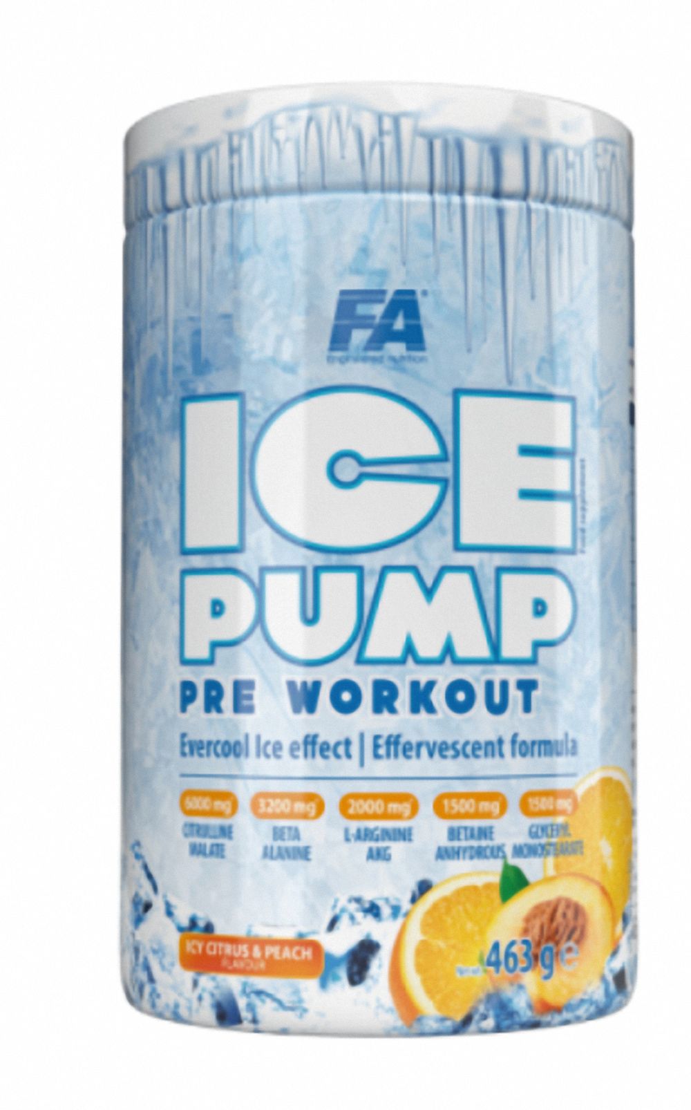 Fa Ice Pump Preworkout 463 gr Icy Citrus % Peach