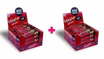 Uniq2g0 Chocodark Fındıklı Proteinli Bar 38g x 32 Adet (2 Kutu)