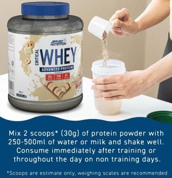 Applied Nutrition Critical Whey Protein 2000 Gr ÇİLEK Aromalı