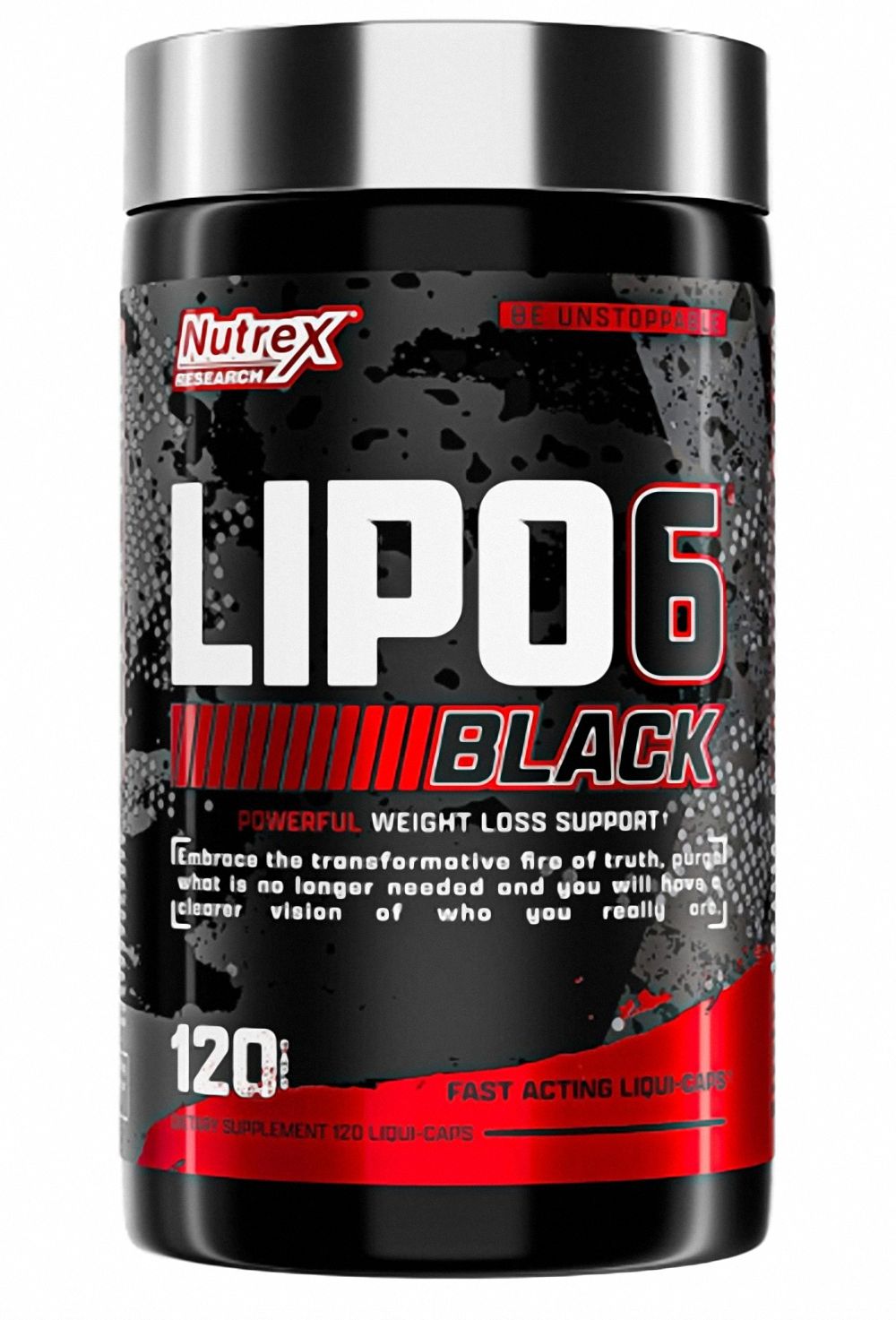 Nutrex Lipo-6 Black Max Strength Fat Burner 120 kapsül