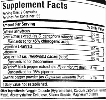 MuscleTech Hydroxycut Hardcore Elite 110 veg caps