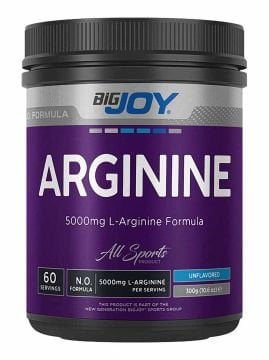 Big Joy 100 % Pure L-Arginine Powder 300 Gr
