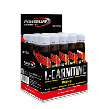 POWERLIFE L CARNİTİNE 3000 MG LİMON 20 ADET (25 ML)
