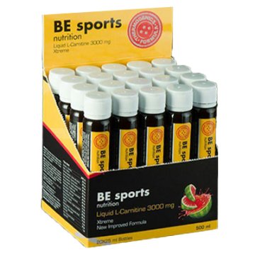 BE Sports L-Carnitine 3000mg Thermo 25ml x 20 tüp - Karpuz Aromalı