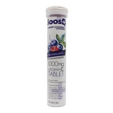 Boos+ Vitamin C 1000 Mg 20 Efervesan Tablet