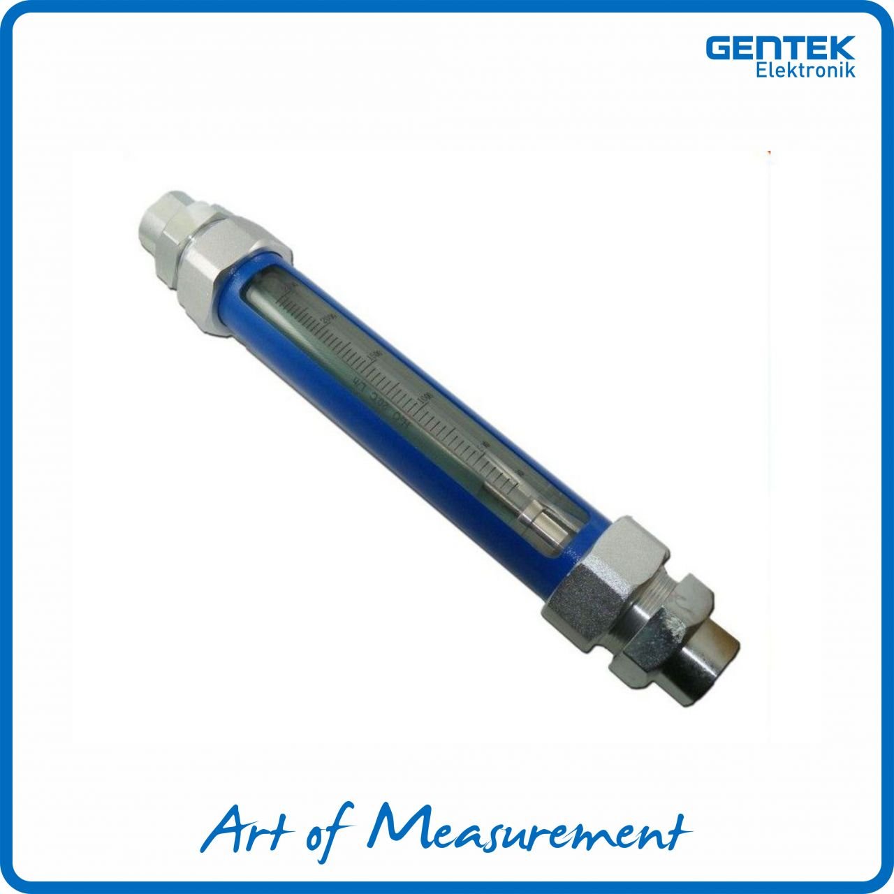 63-630 l/h Şamandıralı Cam Tüplü Paslanmaz Çelik Debimetre 1/2''