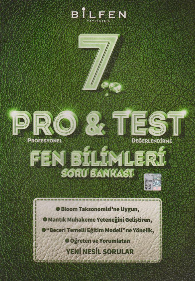 Bilfen 7.Sınıf Pro&Test Fen Bilimleri Yeni Nesil Soru Bankası 