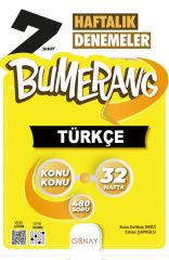 Günay 7.Sınıf Bumerang 32 Haftalık Türkçe Denemesi