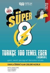 Nitelik 8.Sınıf LGS Süper Türkçe 100 Temel Eser Paragraf Deneme Kitabı
