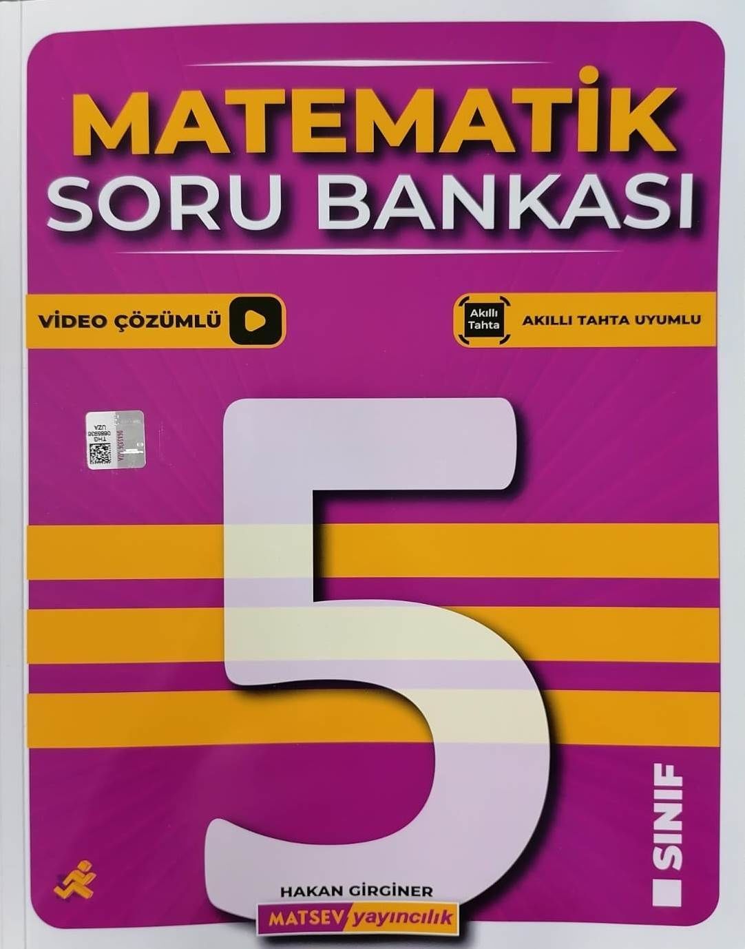 Matsev 5.Sınıf Matematik Soru Bankası  Şeritli Güncel 
