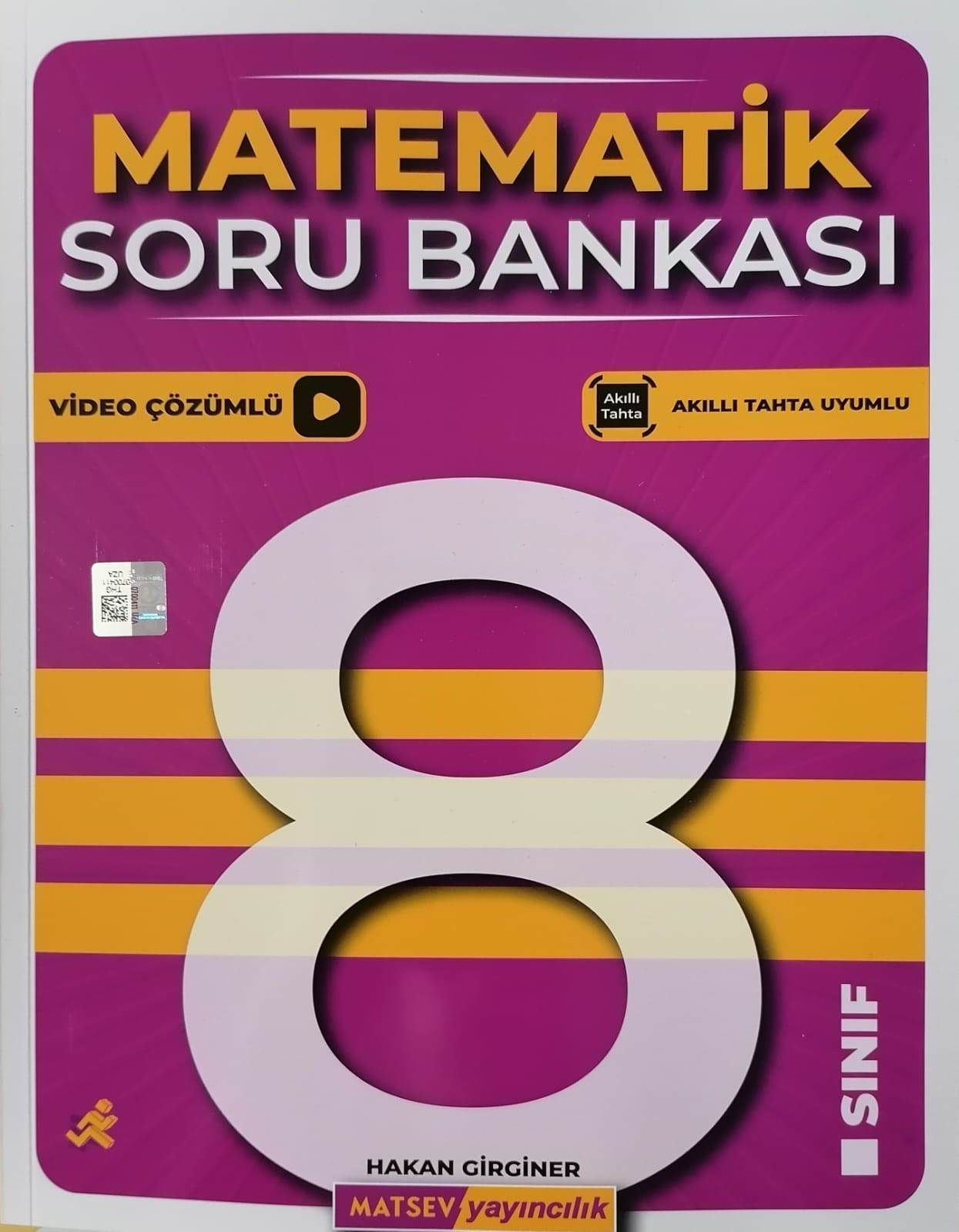 Matsev 8.Sınıf LGS Matematik Soru Bankası  Şeritli Güncel
