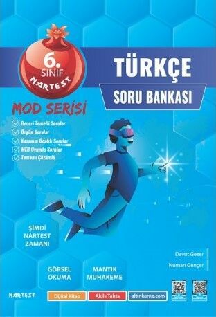 Nartest 6.Sınıf MOD Serisi Türkçe Soru Bankası