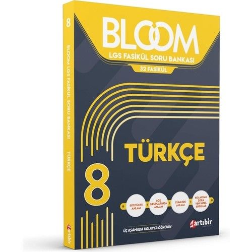 Artıbir 8. Sınıf LGS Bloom Türkçe 32 Fasikül Soru Bankası