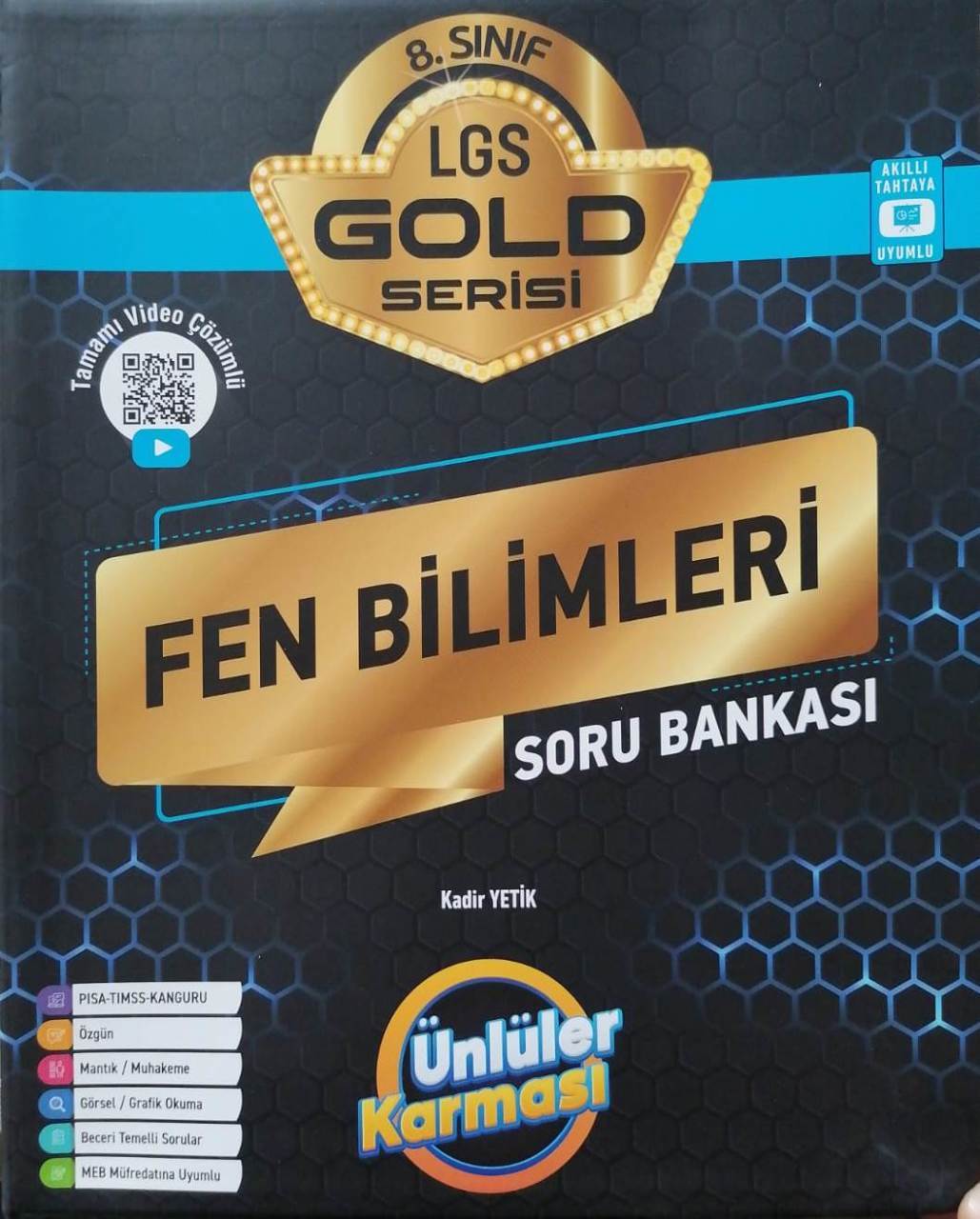 Ünlüler Karması 8.Sınıf LGS Fen Bilimleri GOLD Serisi Soru Bankası