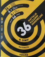 Hız 8.Sınıf LGS 36 Haftalık Matematik Deneme -hzçnt04