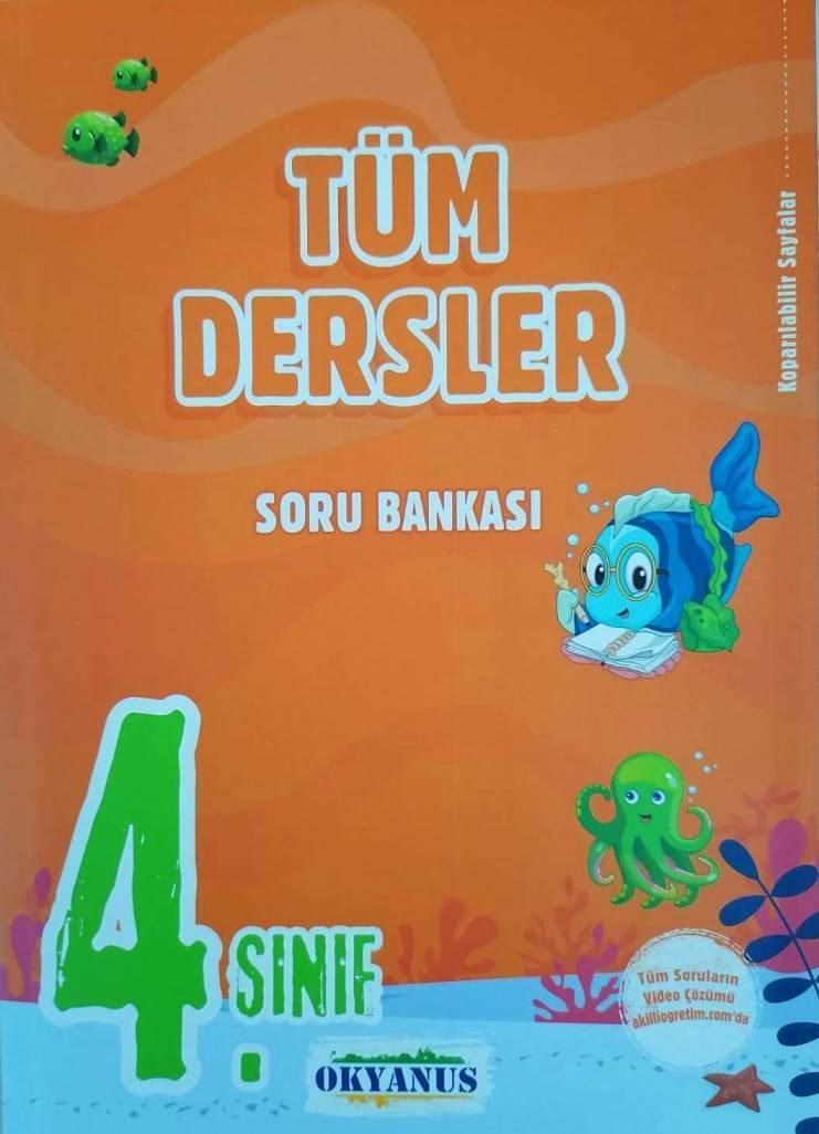 Okyanus 4.Sınıf Tüm Dersler Soru Bankası