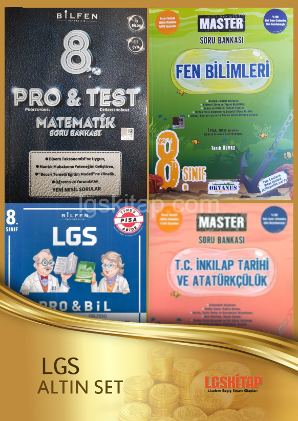 ALTIN SET - 8.Sınıf LGS Bil -Okyanus  Altın Set