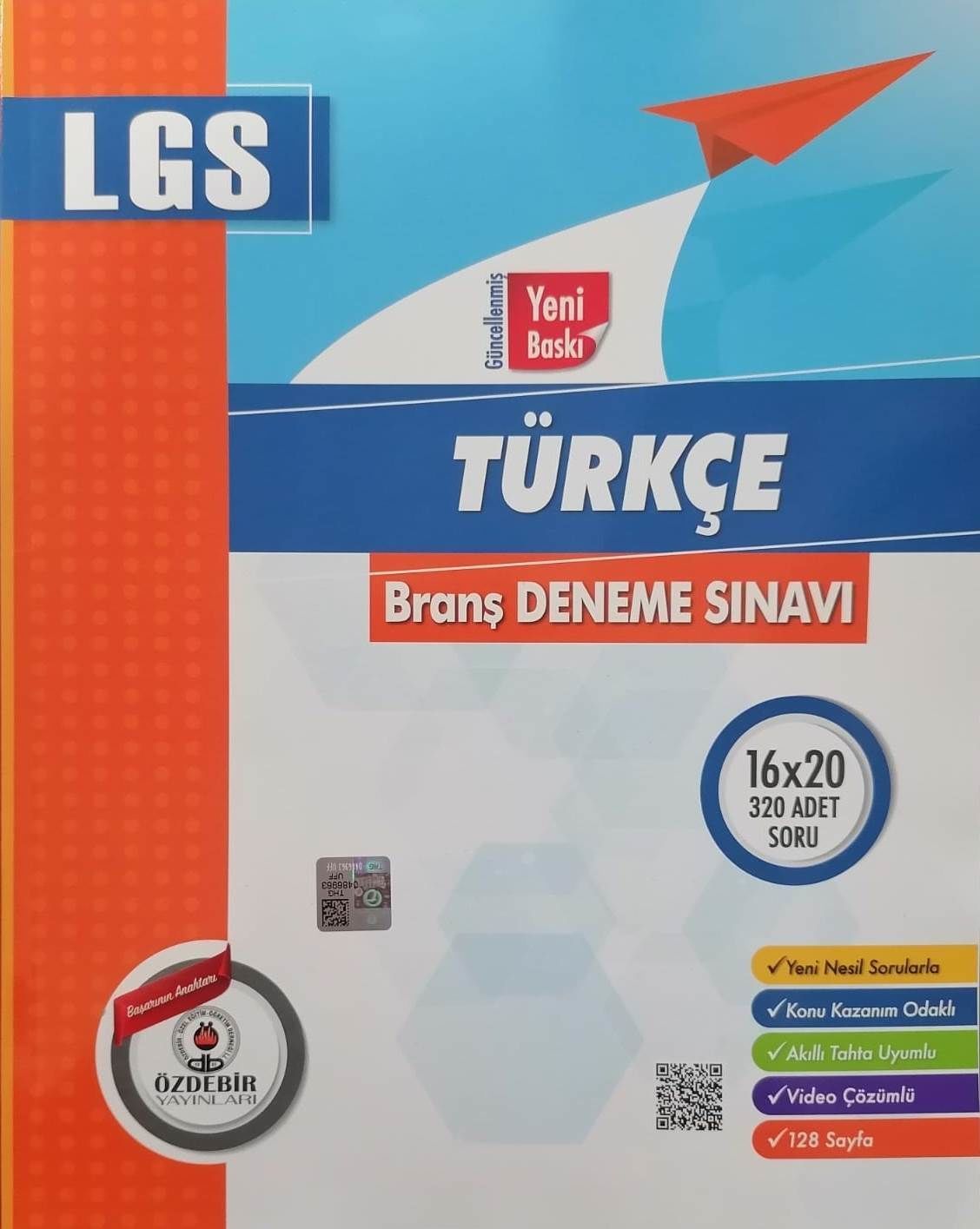 Özdebir 8.Sınıf LGS Türkçe 16 Deneme Seti (Yeni)