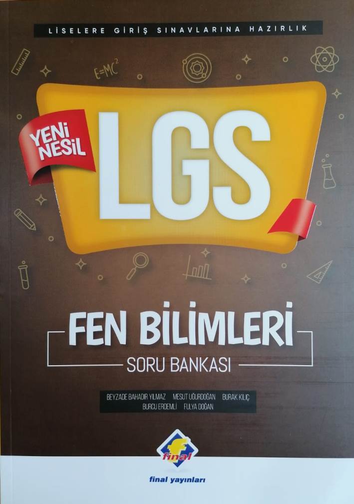 Final Yayınların 8.Sınıf LGS Fen Bilimleri Yeni Nesil Soru Bankası