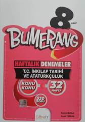 Günay 8.Sınıf LGS Bumerang Haftalık Denemeler İnkılap Tarihi