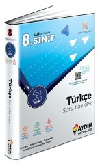 Aydın 8.Sınıf LGS Üç Adım Türkçe Soru Bankası - Aydın 3 Adım