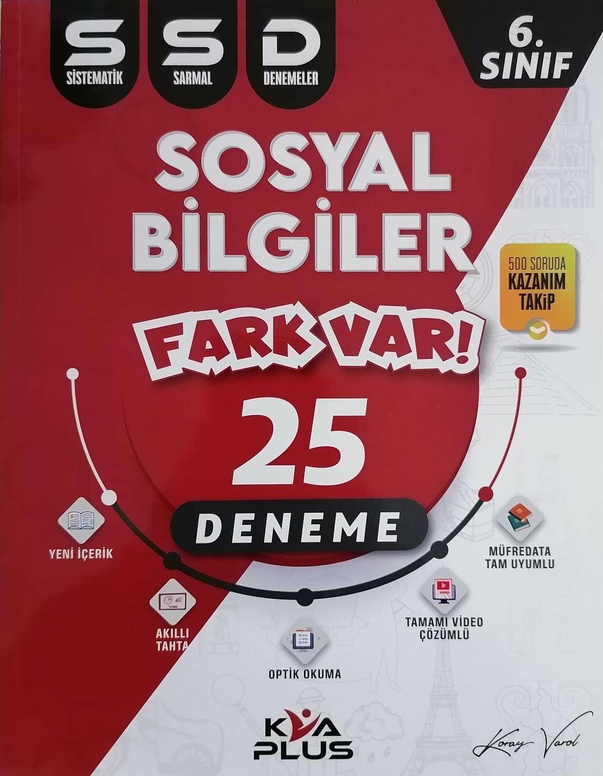 KVA Plus 6.Sınıf Sosyal Bilgiler SSD Sistematik Sarmal Deneme -kva1