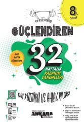 Ankara 8.Sınıf LGS Güçlendiren 32 Haftalık Din Kültürü Kazanım Denemeleri