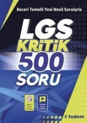 Tudem 8.Sınıf LGS Kritik 500 Soru